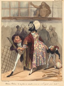 Bobonne... nie patrz na niego tak dużo! autorstwa Honoré Daumier