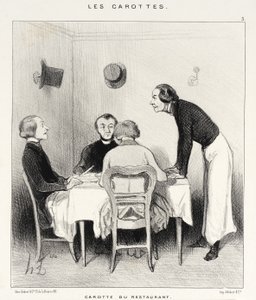 Marchew z restauracji autorstwa Honoré Daumier