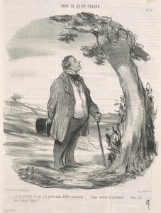 Tam wygrawerowałem swój numer... autorstwa Honoré Daumier