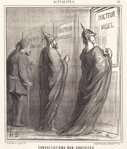 Konsultacje nie są bezpłatne autorstwa Honoré Daumier