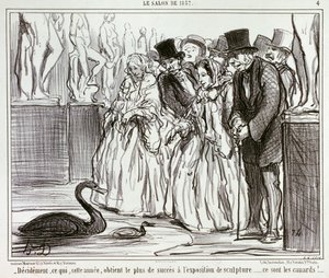 Zdecydowanie to, co w tym roku odnosi największy sukces na wystawie rzeźby... / 4. autorstwa Honoré Daumier