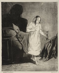 Powiedz, Bichette ... o czym myślisz ... autorstwa Honoré Daumier