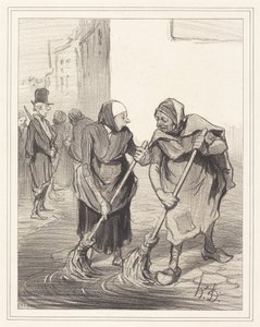 Proszę pani, matko Giboulard... autorstwa Honoré Daumier