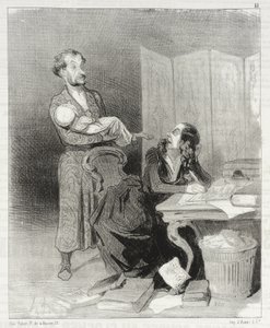 Zabierzcie to dalej ... nie można pracować ... autorstwa Honoré Daumier
