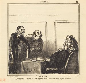 W Irlandii autorstwa Honoré Daumier