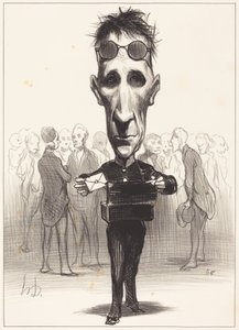 Félix Saint-Priest autorstwa Honoré Daumier