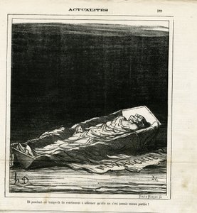 Ilustracja Honore Daumier (1808-1879) w Le Charivari autorstwa Honoré Daumier