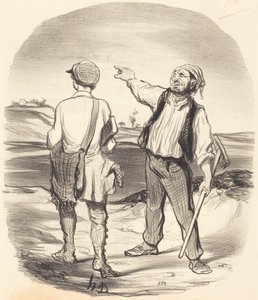 Widziałem zająca... osiem dni temu! autorstwa Honoré Daumier
