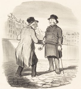 Aresztuję cię, zły podmiot... autorstwa Honoré Daumier