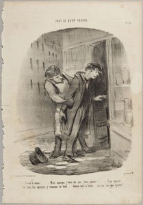 Chcę pić!..., numer 36 z serii „Wszystko, czego tylko się zechce” z Le Charivari autorstwa Honoré Daumier