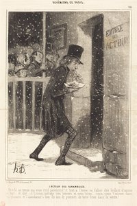 Aktor z Funambules autorstwa Honoré Daumier