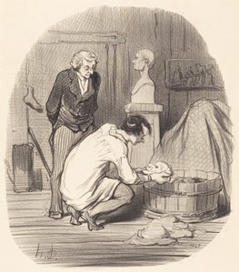 Artysta - to jest to!... autorstwa Honoré Daumier