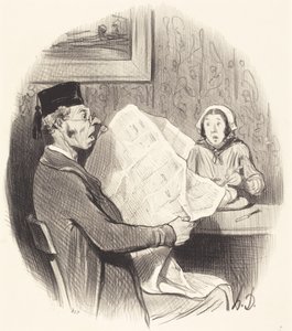 Coraz bardziej potworny Format autorstwa Honoré Daumier