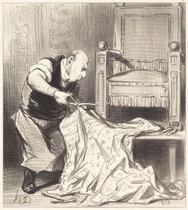 Nowa korona tapicerska... autorstwa Honoré Daumier