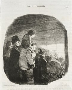 Widowisko jest dobrą rzeczą dla ludu Paryża... autorstwa Honoré Daumier