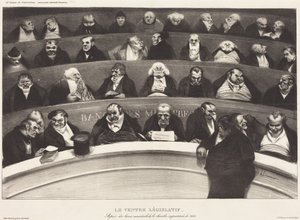 Brzuch ustawodawczy autorstwa Honoré Daumier