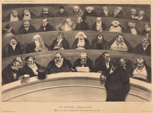 Brzuch ustawodawczy autorstwa Honoré Daumier