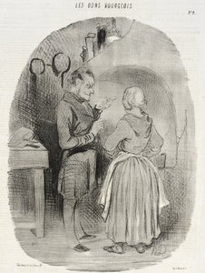 Żółtko nie zostało wystarczająco ubite... autorstwa Honoré Daumier