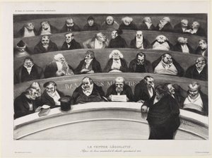 Brzuch ustawodawczy autorstwa Honoré Daumier