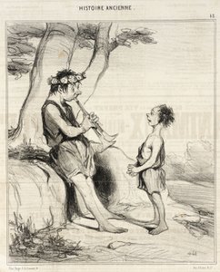 Pasterze Wergiliusza autorstwa Honoré Daumier