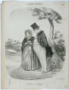 Zamek w Hiszpanii autorstwa Honoré Daumier