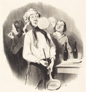 Naleśniki autorstwa Honoré Daumier