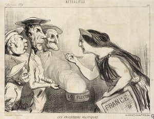 Polityczni pasożyci autorstwa Honoré Daumier
