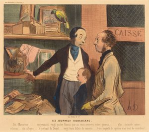 Dobroczynne czasopisma autorstwa Honoré Daumier