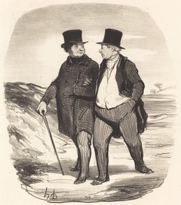 Czasy są ciężkie... autorstwa Honoré Daumier