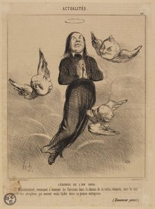 „Legenda roku 1850” autorstwa Honoré Daumier