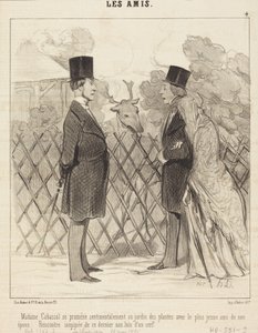 Madame Cabassol spaceruje... autorstwa Honoré Daumier