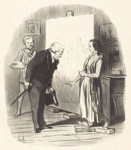 Madame, mam zaszczyt! autorstwa Honoré Daumier