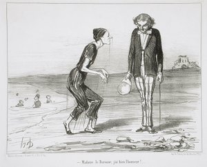 Madame la Baronne, mam zaszczyt! autorstwa Honoré Daumier