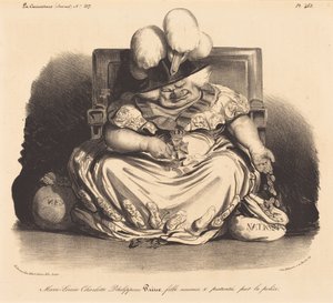 Marie-Louise-Charlotte-Philippinepairie autorstwa Honoré Daumier