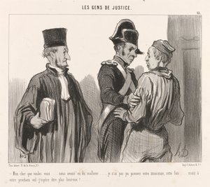 Moja droga, czego chcesz... autorstwa Honoré Daumier