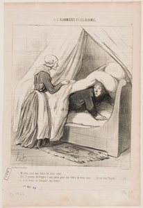 Panie, to list za trzy centy... autorstwa Honoré Daumier