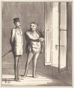 Pan będzie się tu czuł bardzo dobrze... autorstwa Honoré Daumier