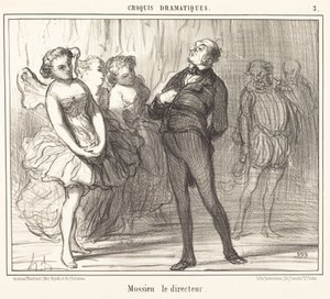 Reżyser Mossie autorstwa Honoré Daumier