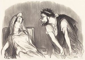 Edyp autorstwa Honoré Daumier