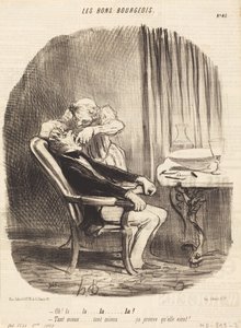 Och! No... tym lepiej... to dowodzi, że ona przychodzi! autorstwa Honoré Daumier