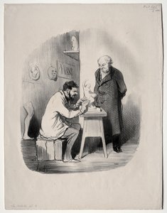 Artyści, płyta 2: Pewnego dnia musisz mnie w ten sposób wymodelować autorstwa Honoré Daumier