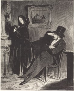 Częściej, niż zaprowadzę cię... na bal... autorstwa Honoré Daumier