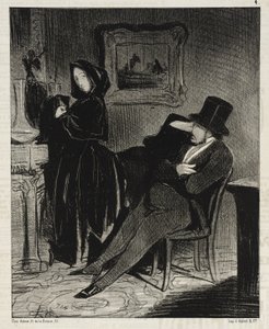 Częściej, niż zabiorę cię... na bal... autorstwa Honoré Daumier