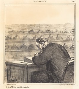Gdybym nie został ponownie wybrany! autorstwa Honoré Daumier