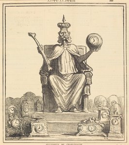 Następca Karola Wielkiego autorstwa Honoré Daumier