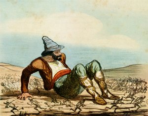 „Przebudzenie Włoch” autorstwa Honoré Daumier
