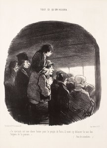 Widowisko jest dobrą rzeczą dla ludu Paryża autorstwa Honoré Daumier