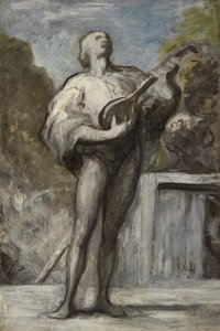 Trubadur autorstwa Honoré Daumier