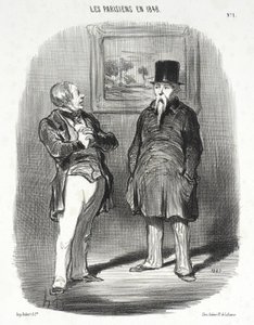 No proszę... Nie poznałem cię... autorstwa Honoré Daumier