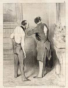 Twój strój mi pasuje, pożyczę go od ciebie... autorstwa Honoré Daumier